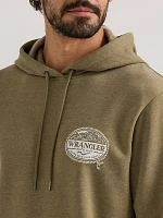 Men's Rope Frame Logo Pullover Hoodie Burnt Olive