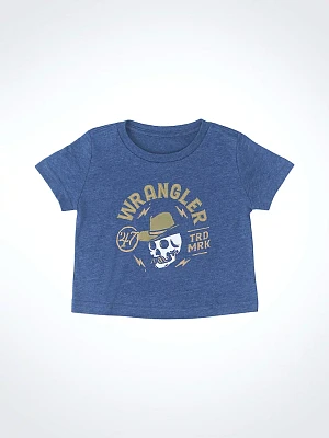 Little Boy's Short Sleeve Graphic T-Shirt Dark Denim Heather