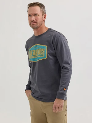 Wrangler FR Long Sleeve Logo Graphic T-Shirt:Castlerock:M