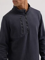 Wrangler® FR Flame Resistant Quarter Zip Pullover Jet Black