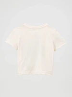 Little Girl's Logo Graphic Tee Marshmallow