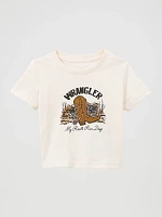 Little Girl's Logo Graphic Tee Marshmallow