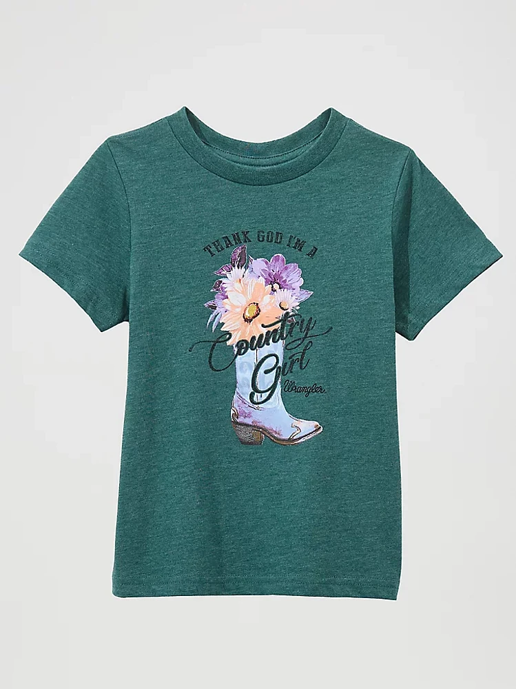 Little Girl's Logo Graphic Tee June Bug