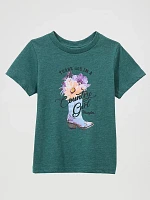 Little Girl's Logo Graphic Tee June Bug