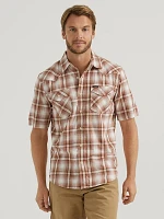 Men's Short Sleeve Plaid Shirt Sequoia