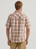 Men's Short Sleeve Plaid Shirt Sequoia