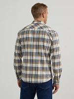 Men's Cowboy Wash Plaid Shirt Almond Milk