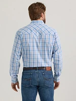 Men's 20X® Competition Advanced Comfort Long Sleeve Two Pocket Western Snap Shirt Sea Plaid