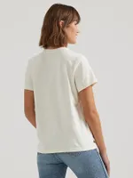 Wrangler x Buffalo Trace™ Women's Logo Tee Vanilla