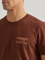 Wrangler x Buffalo Trace™ Men's Oak Aged T-Shirt Brown Grains