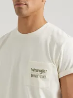 Wrangler x Buffalo Trace™ Men's Pocket T-Shirt Vanilla