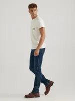 Wrangler x Buffalo Trace™ Men's Pocket T-Shirt Vanilla