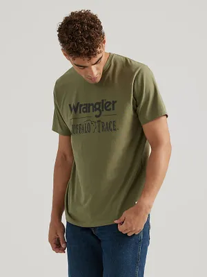 Wrangler x Buffalo Trace™ Men's Logo T-Shirt Kentucky Green