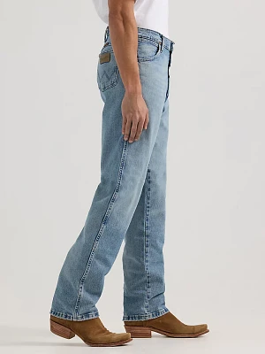 Vintage-Inspired Cowboy Cut Regular Fit Jeans Tobacco Road