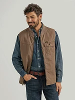 Men's Wrangler Quilt Lined Rancher Vest Harvest