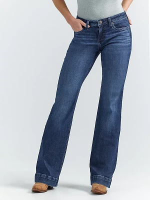 Women's Wrangler Retro® Mae Wide Leg Trouser Jean Cassie