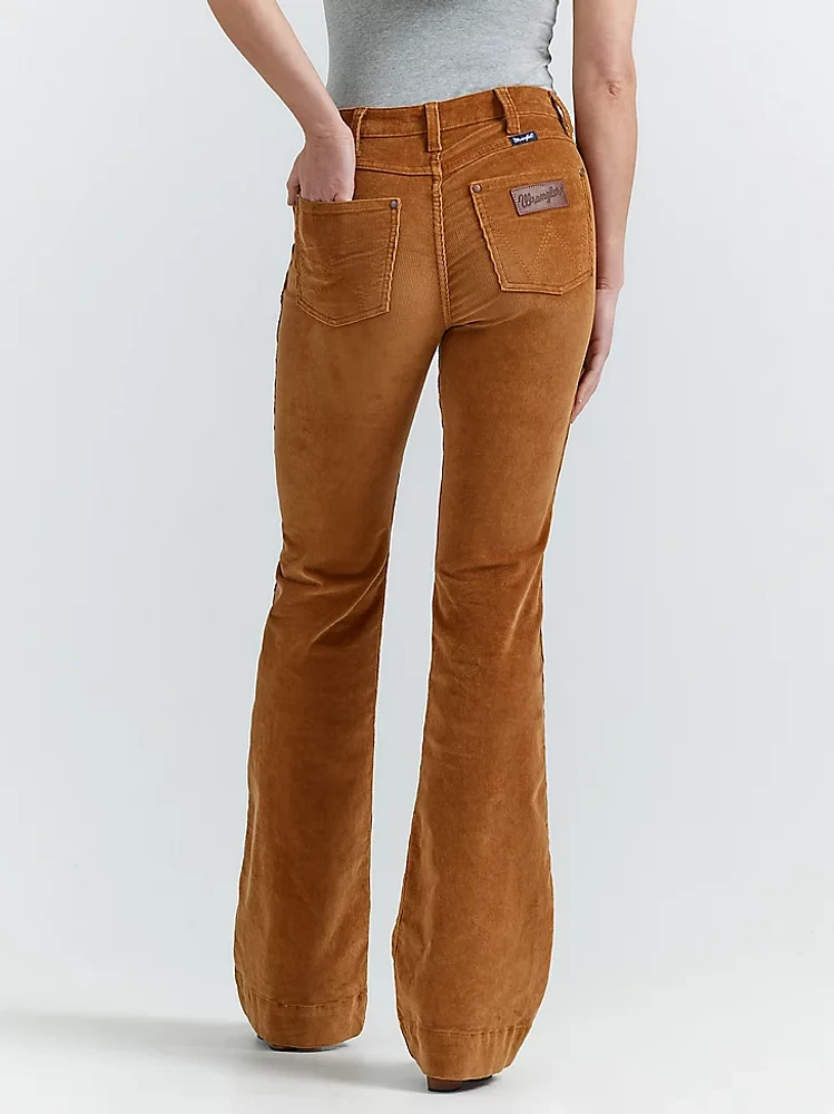 Women's Wrangler Retro® Bailey High Rise Corduroy Trouser Jean Lacey