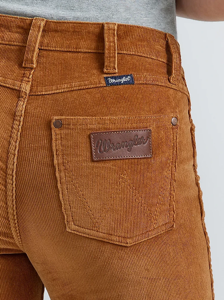 Women's Wrangler Retro® Bailey High Rise Corduroy Trouser Jean Lacey
