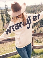 Women's Wrangler Bold Logo Hoodie White