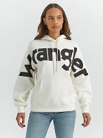 Women's Wrangler Bold Logo Hoodie White