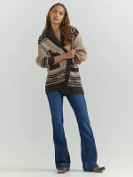 Women's Wrangler Retro® Desert Cardigan Chocolate