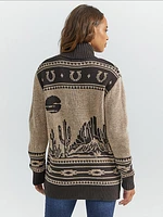 Women's Wrangler Retro® Desert Cardigan Chocolate