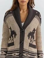 Women's Wrangler Retro® Desert Cardigan Chocolate