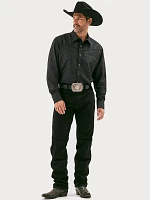 Wrangler® Rodeo Ben Western Snap Shirt Black Dobby