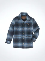 Boy's Wrangler Quilt Lined Flannel Shirt Jacket Mid-State