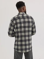 Wrangler ATG™ Men's Campsite Plaid Shirt Jet