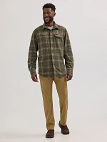 Wrangler ATG™ Men's Campsite Plaid Shirt Forest