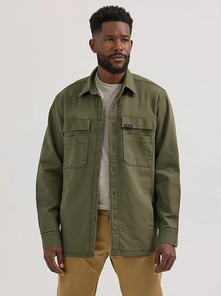 Wrangler ATG™ Men's Sierra Overshirt Dusty Olive