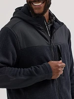 Wrangler ATG™ Men's Campfire Hooded Jacket Jet Black