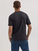 Men's Wrangler Rope Emblem Graphic T-shirt Washed Black