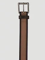 Men's Double Stitch Belt Brown