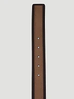 Men's Double Stitch Belt Brown