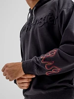 Wrangler® x Hot Wheels™ Men's Rodeo Hoodie Black Beauty