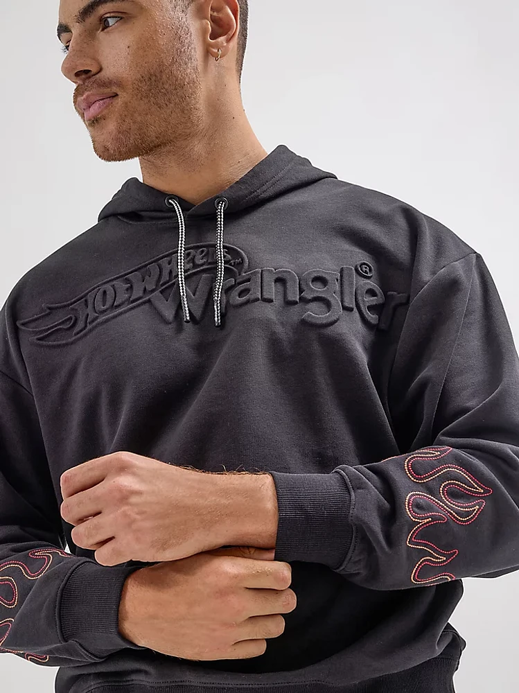 Wrangler® x Hot Wheels™ Men's Rodeo Hoodie Black Beauty