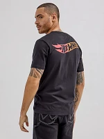 Wrangler® x Hot Wheels™ Men's Flaming Bronco T-Shirt Black Beauty