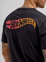 Wrangler® x Hot Wheels™ Men's Flaming Bronco T-Shirt Black Beauty