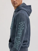 Men's Wrangler Mountain Crest Pullover Hoodie Dark Sapphire