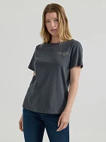 Women's Rainbow Graphic Tee Asphalt