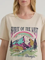 Women's Spirit of The West Tee Oatmeal