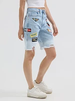 Wrangler® x Hot Wheels™ Upcycled Denim Short Blue