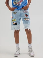 Wrangler® x Hot Wheels™ Upcycled Denim Short Blue