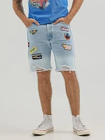 Wrangler® x Hot Wheels™ Upcycled Denim Short Blue