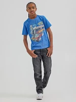 Wrangler® x Hot Wheels™ Boy's Speed Club T-Shirt Blue