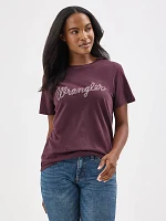 Women's Wrangler Rope Logo Reg Fit Tee Fudge