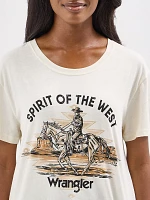 Women's Wrangler Western Graphic Boyfriend Tee Spirit of the West