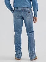 Wrangler® x Hot Wheels™ Men's Flames Bootcut Jean Medium Blue